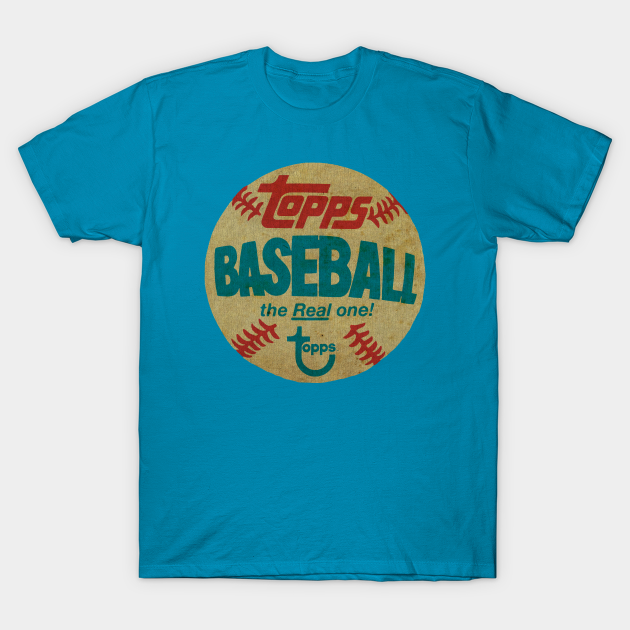 Retro Topps baseball the real one topps Vintage Baseball TShirt